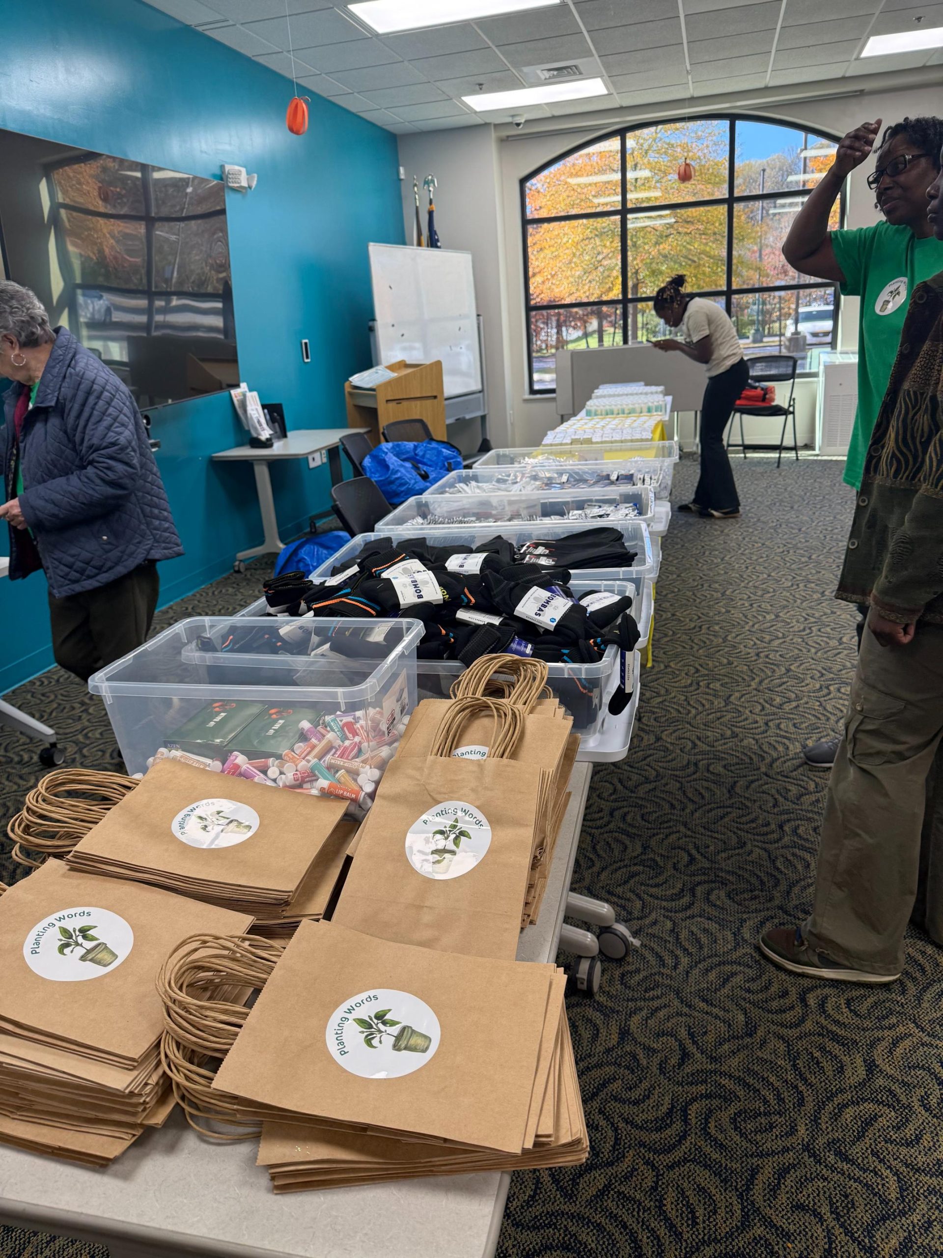 Hygiene and care supplies for Baltimore charity outreach